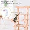 Lyngins Modern Multi-Level Cat Tree,Wooden Cat Tower for Indoor Cats,Cat Condo with Hammock & Top Perch & Scratching Posts - 3 of 4