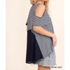 Women's Cold Shoulder Striped Top - umgee - 2 of 3
