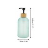 Unique Bargains Cylinder Frosted Soap Dispenser 1 Pc - 4 of 4