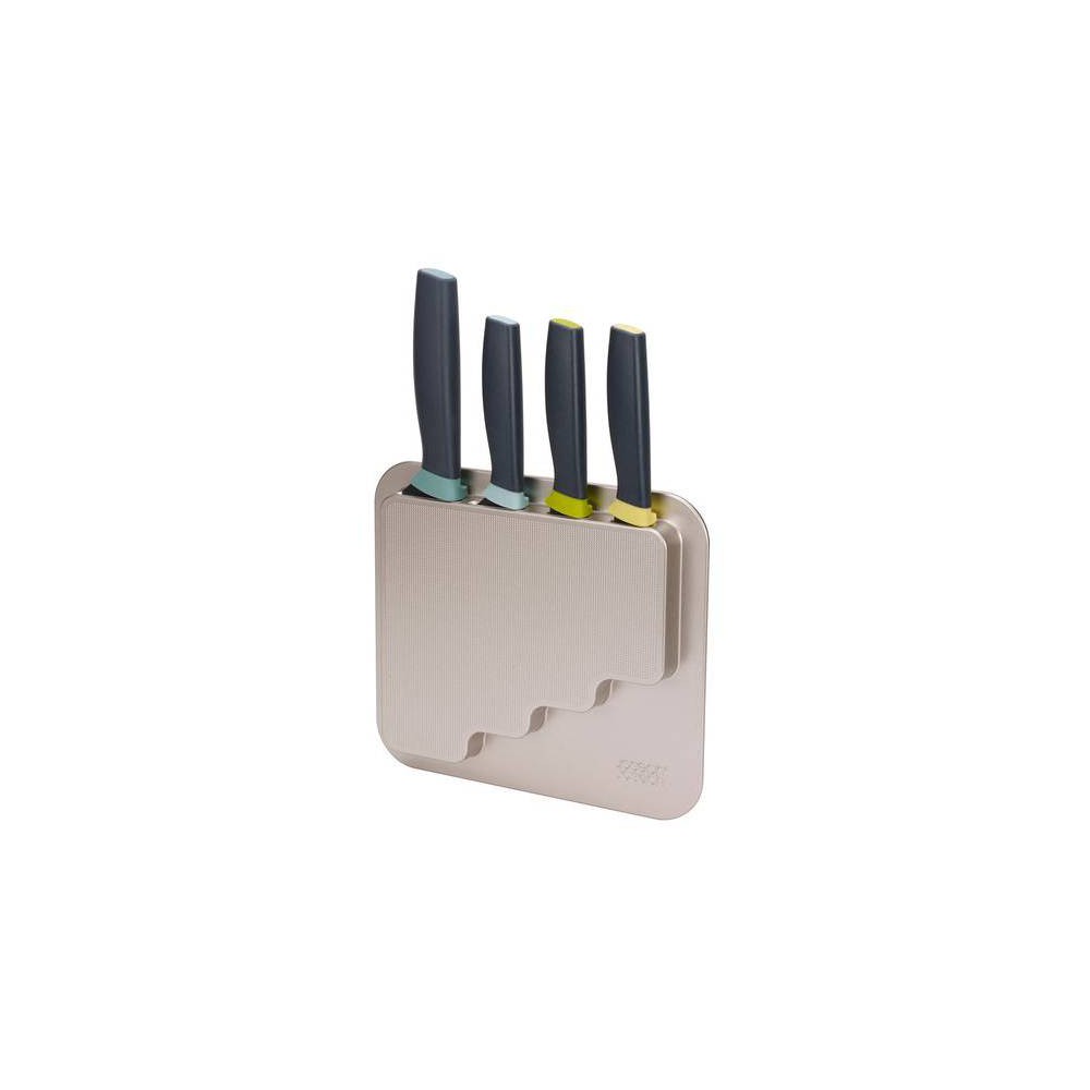 Joseph Joseph 4pc Door Store Block Knife Set Black