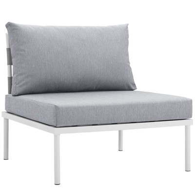Modway Harmony Armless Outdoor Patio Aluminum Chair