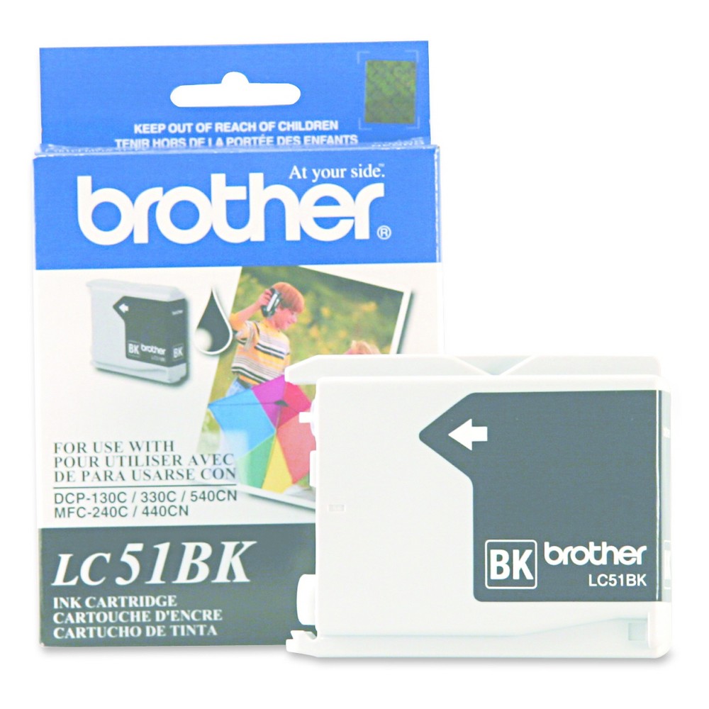 UPC 012502615613 product image for Brother LC51BK Innobella Single Ink Cartridge - Black (BRTLC51BK) | upcitemdb.com