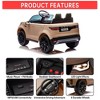 Garvee 12V Kids Electric Ride-On Car with Remote – Land Rover Licensed Toy Vehicle with LED Lights, Music, Seatbelt & Dual Motors - 3 of 4