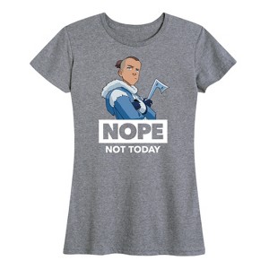 Women's - Avatar: The Last Airbender - Sokka Nope Short Sleeve Graphic T-Shirt - 1 of 4