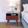 Maddox Mid-Century Modern Marble Top Nightstand - Eco Dream - 4 of 4