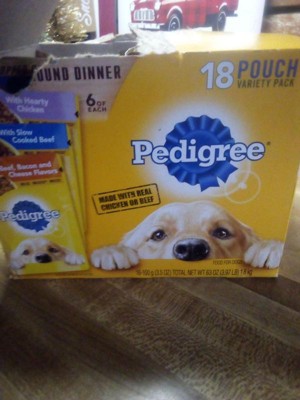 Pedigree 18 outlet pouch variety pack