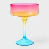 Pride 4pc 13 fl oz Spill the Tea Rainbow Plastic Coupe Drinkware Set - 3 of 4