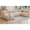 AMERLIFE U-Shaped Modular Sectional Sofa with Ottoman, Oversized Couch for Living Room - 2 of 4