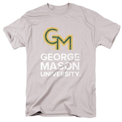 Men's George Mason University Official Distressed Primary Logo T-Shirt