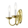 Livex Lighting Home Basics 2 - Light Wall Light in  Polished Brass - 3 of 4