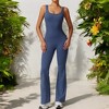 Anna-Kaci Active Women's Seamless Flared Bodysuit with Scoop Neck for Activewear - 2 of 4