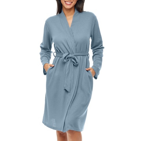 Royal Blue Robe Wrap Coat - Women - Ready-to-Wear