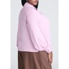 ELOQUII Women's Plus Size Neck Tie Top With Cut Outs - 3 of 4