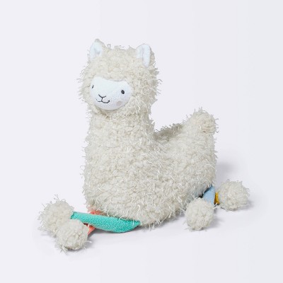 Image of Feathered Sherpa Plush Llama Stuffed Animal - Cloud Island™