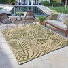 120"x94" Paseo Akimbo Indoor/Outdoor Rug Sand Palm/Botanical - Gertmenian - image 4 of 4