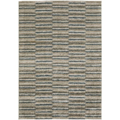 Oriental Weavers Alton 5502D Teal/ Grey Indoor Area Rug - 6'7" x 9'6"
