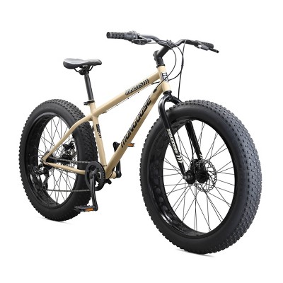 Mongoose Malus Fat Tire 26&#34; Mountain Bike - Tan