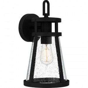 Quoizel Lighting Barber 1 - Light Sconce in  Matte Black - 1 of 4