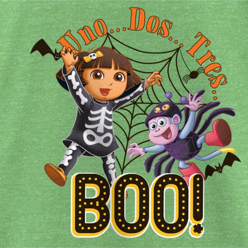 Girl's Dora the Explorer Halloween Friends Boo T-Shirt, 2 of 5