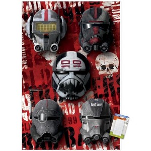 Trends International Star Wars: The Bad Batch - Helmets Unframed Wall Poster Prints - 1 of 4