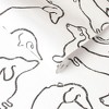 Buckley Monochrome White and Black Animals Paste the Wall Wallpaper - 3 of 4