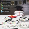 DYLIVeS Graduation Party Plates and Napkins Set, Colorful Class of 2025 Congrats Grad Dinner Paper Plates Dessert Plates, Luncheon Napkins - 3 of 4