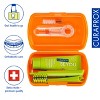 Curaprox Ortho Travel Set Orange, Complete On-the-Go Oral Care for Braces - 2 of 4