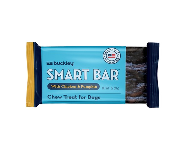 Buckley Smart Bar Chicken & Pumpkin Chew Treat for Dog - 1oz