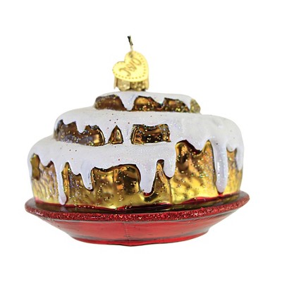 Old World Christmas 2.5 Inch Cinnamon Roll Ornament Breakfast Treat Tree Ornaments