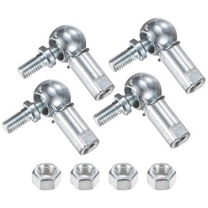 Unique Bargains Self-lubricating Steel Durable Multipurpose Use Rod End Bearings 4 Pcs - 1 of 4