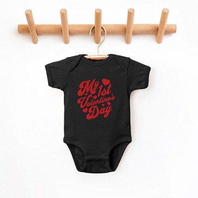 The Juniper Shop First Valentine's Cursive Baby Bodysuit