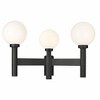 Z-Lite Laurent 3 - Light Post Light in  Black - 4 of 4