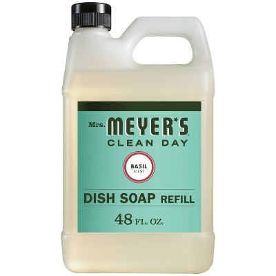 Mrs. Meyer's Liquid Dish Refill Basil - 48 fl oz