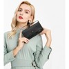 BEAFUP Women's RFID Blocking Wristlet Wallet - Large Capacity Genuine Leather Wallet with 24 Card Slots & Double Zipper,for Travel, Shopping - 2 of 4