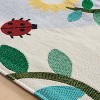 Multicolor Floral Fabric Classroom Table Runner with Leaves - 64" Long Nature Themed Table and Shelf Runner - 2 of 3