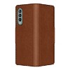 SAHARA - Brown Leather Folio Wallet Case - Samsung Galaxy Z Fold3 and Fold3 5G - 4 of 4
