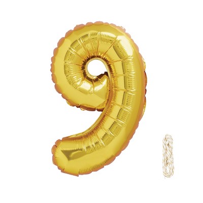 balloon foil numbers