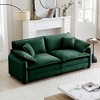 NicBex 81 Inch Corduroy Loveseat Sofa 2-Seater Sofa with 4 Pillows for Living Room,Apartment,Bedroom - 2 of 4