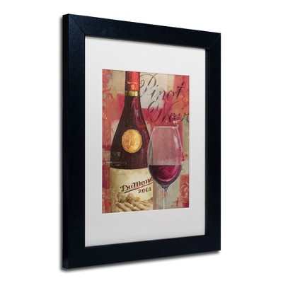 Trademark Fine Art -Lisa Audit 'Vin Abstract I' Matted Framed Art
