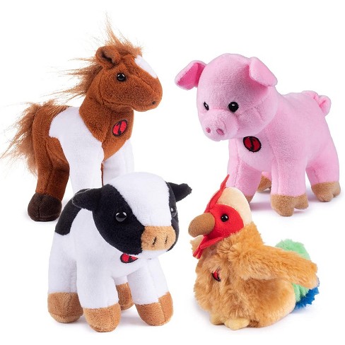 Plush farm 2025 animals bulk