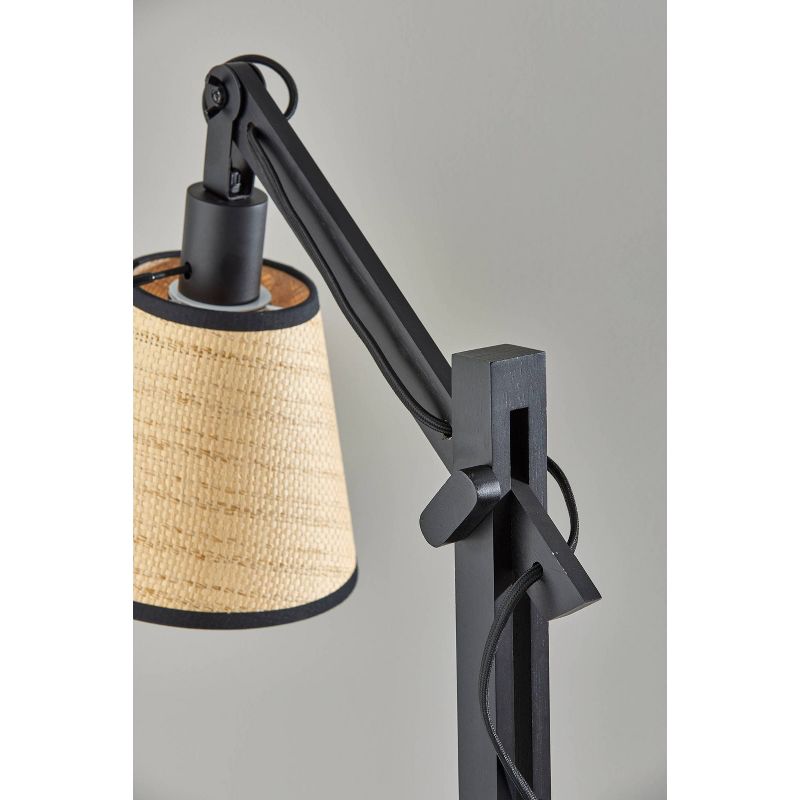 Walden Table Lamp Metal/Wood Black - Adesso, 4 of 9