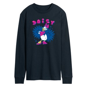 Men's - Disney - Drippin Daisy Long Sleeve Graphic T-Shirt - 1 of 4