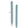 Storied Home Twisted Taper Candles in Box, Blue, Set of 2 - 2 of 4