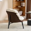 Karl Home Velvet  Lounge Chair Accent Chair - 3 of 4