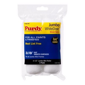 Purdy White Dove Woven Fabric 4.5 in W X 3/8 in Jumbo Mini Paint Roller Cover 2 pk - 1 of 1