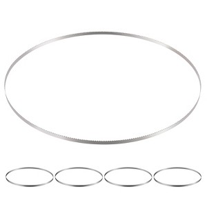 VEVOR Band Saw Blade, 83.5x0.63x0.02 inch, 5 PCS/Pack Meat Bandsaw Blades for Replacement, Carbon Steel Blade, Silver - 1 of 4
