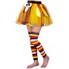 Joyfy Women's Thanksgiving Turkey Tutu Skirt & Socks Set, Thanksgiving Outfit Turkey Sock Holiday Tutus, Girls Cosplay Party Accessories - 4 of 4