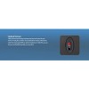 Adesso Antimicrobial Wireless Desktop Mouse - Optical - Wireless - Radio Frequency - 2.40 GHz - USB - 1200 dpi - Scroll Wheel - 3 Button(s) - 2 of 4