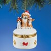 Collections Etc Hand-Painted Animal Trinket Christmas Ornament - 2 of 4