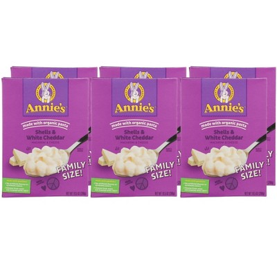 Annie's White Cheddar Microwavable Macaroni & Cheese Cup - 8.04/4ct : Target